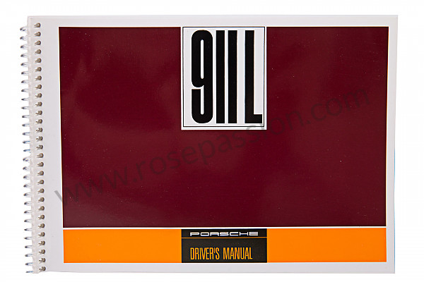 P80932 - Betriebsanleitung und technisches handbuch für ihr fahrzeug auf englisch 911 l'1968 für Porsche 