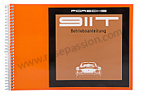 P80952 - Manuel utilisation et technique de votre véhicule en allemand 911 T 1969 pour Porsche 