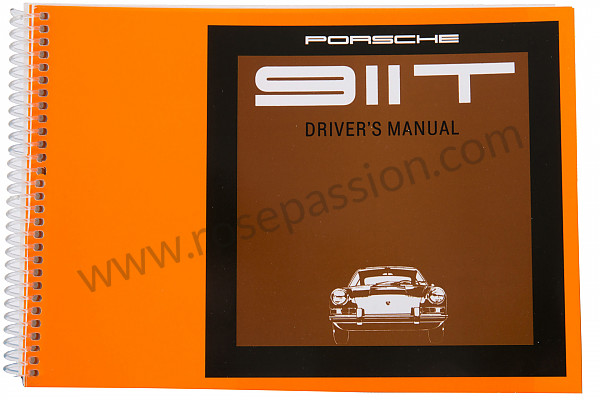 P80880 - Manuel utilisation et technique de votre véhicule en anglais 911 T 1969 pour Porsche 