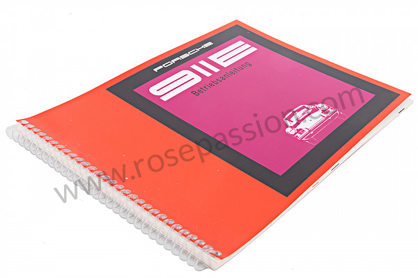 P80944 - Betriebsanleitung und technisches handbuch für ihr fahrzeug auf deutsch 911 e 1969 für Porsche 911 Classic • 1969 • 2.0e • Coupe • Automatikgetriebe
