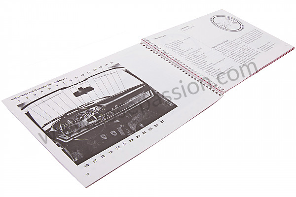 P80975 - Manual de utilización y técnico de su vehículo en inglés 911 s 1969 para Porsche 