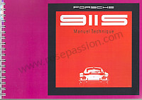 P86672 - User and technical manual for your vehicle in french 911 s 1969 for Porsche 