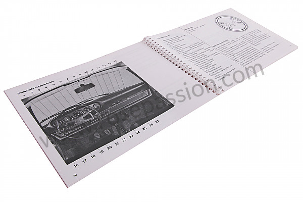 P80941 - User and technical manual for your vehicle in french 911 e 1970 for Porsche 