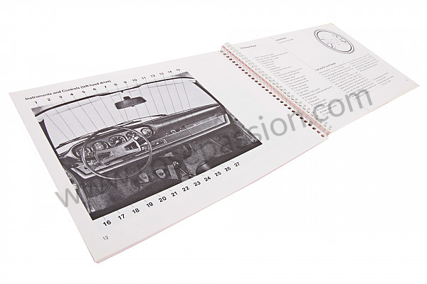 P80976 - Manuale d'uso e tecnico del veicolo in inglese 911 s 1970 per Porsche 911 Classic • 1970 • 2.2s • Targa • Cambio manuale 5 marce