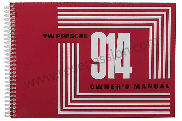 P80884 - Betriebsanleitung und technisches handbuch für ihr fahrzeug auf englisch 914 1971 für Porsche 914 • 1971 • 914 / 4 1.7 • 5-gang-handschaltgetriebe