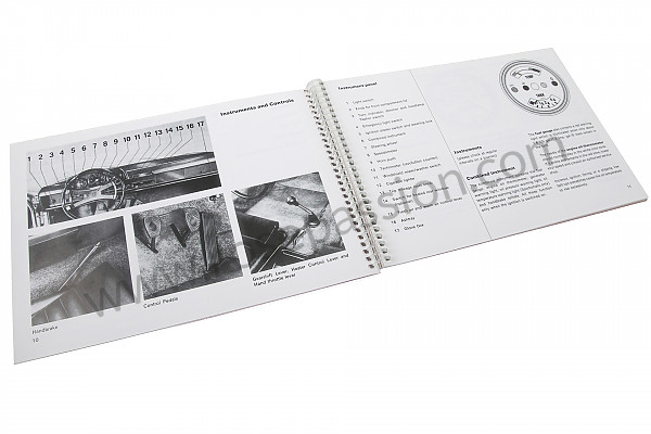 P85084 - User and technical manual for your vehicle in english 914-6 1971 for Porsche 