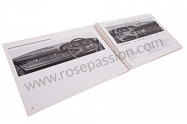 P80911 - User and technical manual for your vehicle in english 911s 1972 for Porsche 