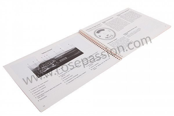 P80971 - Betriebsanleitung und technisches handbuch für ihr fahrzeug auf französisch 914 1972 für Porsche 
