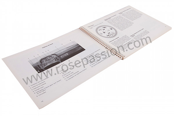 P80876 - Manuale d'uso e tecnico del veicolo in francese 914-6 1972 per Porsche 