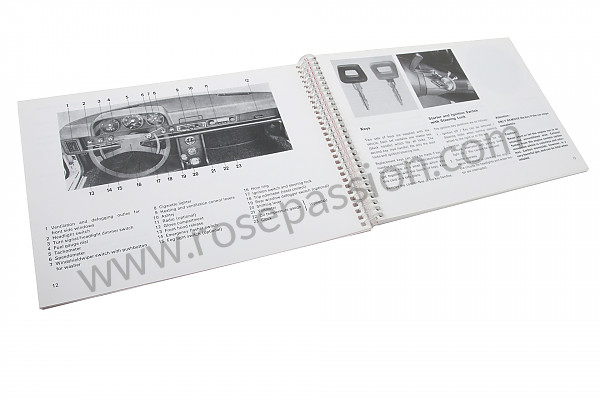 P86129 - Betriebsanleitung und technisches handbuch für ihr fahrzeug auf englisch 914 1975 für Porsche 