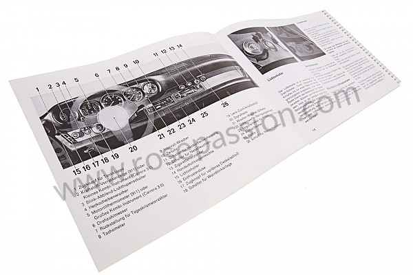 P80926 - Manual utilização e técnico do seu veículo em alemão 911 / 76 carrera 3,0 para Porsche 