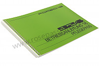 P85093 - User and technical manual for your vehicle in german 924 1976 for Porsche 