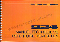 P81124 - Manuel utilisation et carnet entretien de votre véhicule pour Porsche 
