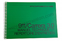 P86132 - Manuel utilisation et technique de votre véhicule en français 911 / 77 carrera 3,0 pour Porsche 
