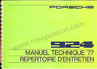 P81227 - Manual de instrucciones para Porsche 924 • 1977 • 924 2.0 • Coupe • Caja auto