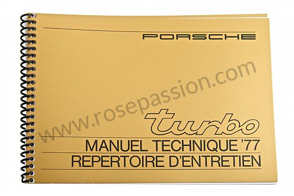 P81205 - Manuel utilisation et carnet entretien de votre véhicule pour Porsche 