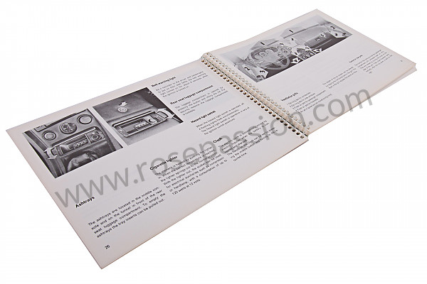 P81100 - User and technical manual for your vehicle in english 928 1978 for Porsche 