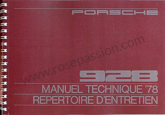 P81112 - Manual de instrucciones para Porsche 928 • 1978 • 928 4.5 • Coupe • Caja auto