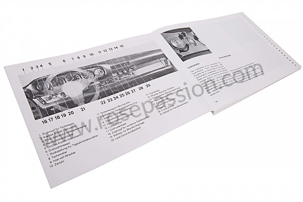 P81157 - Betriebsanleitung und technisches handbuch für ihr fahrzeug auf deutsch 911 sc 1978 für Porsche 