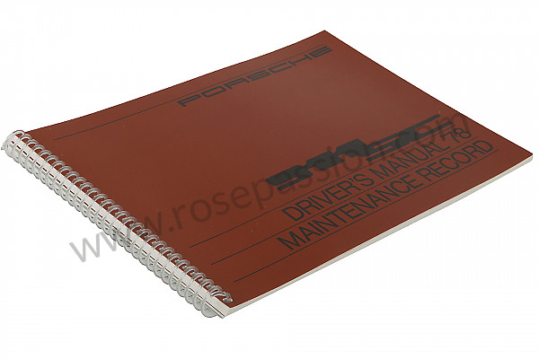 P81164 - Betriebsanleitung und technisches handbuch für ihr fahrzeug auf englisch 911 sc 1978 für Porsche 