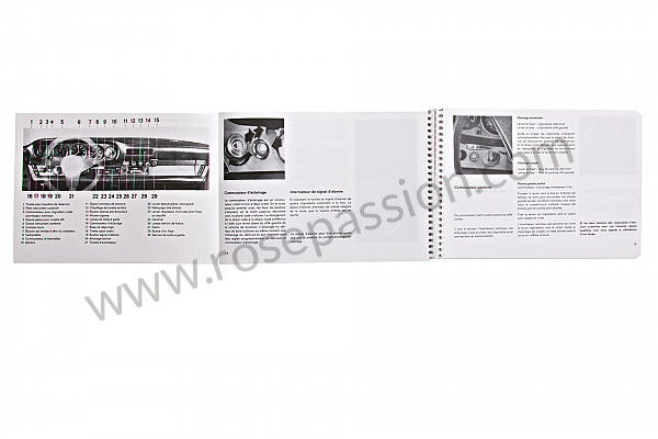 P81217 - Manual utilização e técnico do seu veículo em francês 911 sc 1978 para Porsche 