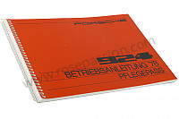 P86135 - Manual de utilización y técnico de su vehículo en alemán 924 1978 para Porsche 924 • 1978 • 924 2.0 • Coupe • Caja manual de 4 velocidades