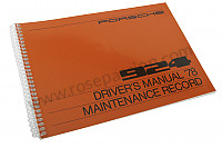 P81131 - Betriebsanleitung und technisches handbuch für ihr fahrzeug auf englisch 924 1978 für Porsche 