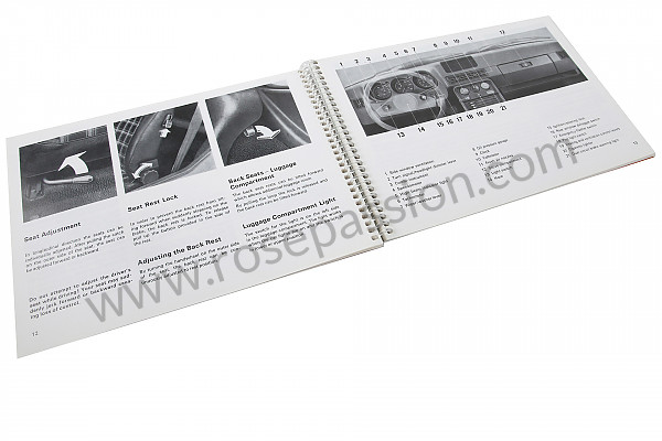 P81131 - Manuale d'uso e tecnico del veicolo in inglese 924 1978 per Porsche 924 • 1978 • 924 2.0 • Coupe • Cambio manuale 4 marce