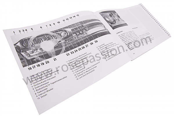 P81125 - Manuale d'uso e tecnico del veicolo in tedesco 911 sc  1979 per Porsche 