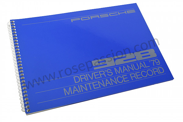 P81160 - Manuel utilisation et technique de votre véhicule en anglais 928 1979 pour Porsche 