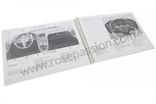 P81160 - User and technical manual for your vehicle in english 928 1979 for Porsche 