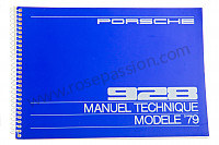 P81133 - User and technical manual for your vehicle in french 928 1979 for Porsche 