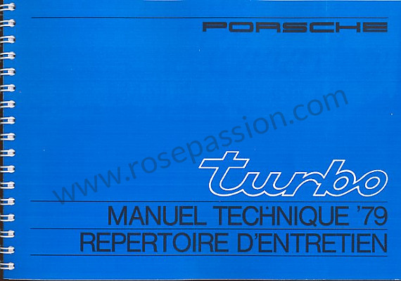 P81137 - Bedienungsanleitung für Porsche 911 Turbo / 911T / GT2 / 965 • 1979 • 3.3 turbo • Coupe • 4-gang-handschaltgetriebe