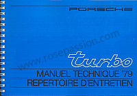 P81137 - Manual de utilizacao para Porsche 911 Turbo / 911T / GT2 / 965 • 1979 • 3.3 turbo • Coupe • Caixa manual 4 velocidades