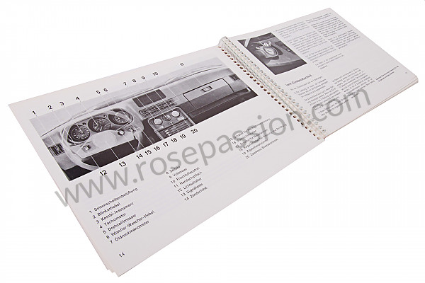 P81230 - Manual de utilización y técnico de su vehículo en alemán 924 turbo 1980 para Porsche 