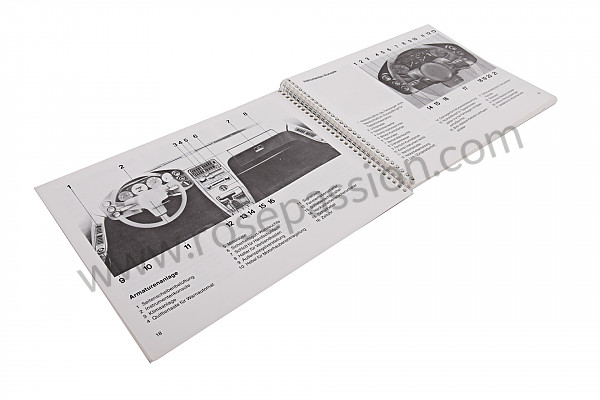 P81163 - User and technical manual for your vehicle in german 928 s 1980 for Porsche 