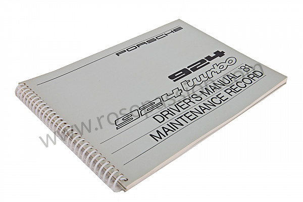 P81139 - Betriebsanleitung und technisches handbuch für ihr fahrzeug auf englisch 924 turbo 1981 für Porsche 