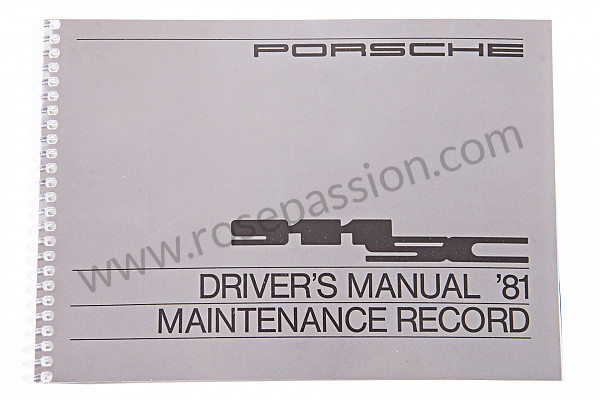 P80989 - OPERATING INSTRUCTIONS XXXに対応 Porsche 
