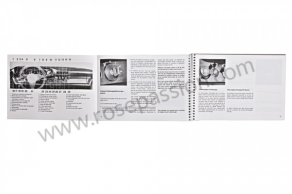 P81003 - Manuale d'uso e tecnico del veicolo in francese 911 sc 1981 per Porsche 
