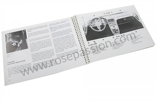 P80993 - Manual utilização e técnico do seu veículo em inglês 928 1981 para Porsche 