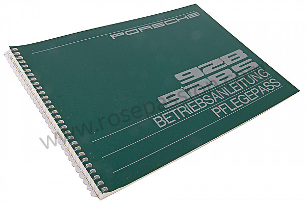 P86144 - Manual de utilización y técnico de su vehículo en alemán 928, 928s 1982 para Porsche 928 • 1982 • 928 4.7s • Coupe • Caja manual de 5 velocidades