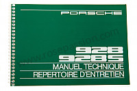 P85110 - Handleiding en onderhoudsboekje wagen voor Porsche 928 • 1982 • 928 4.5 • Coupe • Manuele bak 5 versnellingen