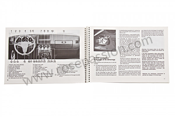 P81047 - Manual de utilización y técnico de su vehículo en francés 944 1984 para Porsche 944 • 1984 • 944 2.5 • Coupe • Caja auto