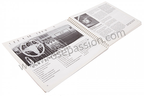 P81035 - Manual de utilización y técnico de su vehículo en italiano 944 1984 para Porsche 944 • 1984 • 944 2.5 • Coupe • Caja auto