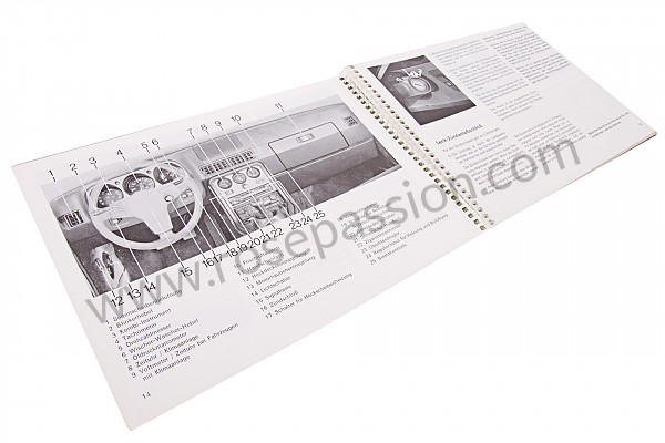 P85119 - Betriebsanleitung und technisches handbuch für ihr fahrzeug auf deutsch 924 1985 für Porsche 
