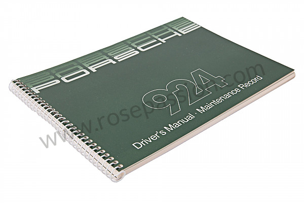 P81084 - Betriebsanleitung und technisches handbuch für ihr fahrzeug auf englisch 924 1985 für Porsche 