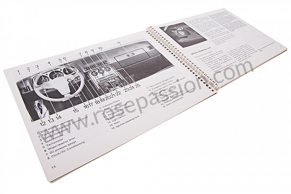 P81084 - User and technical manual for your vehicle in english 924 1985 for Porsche 