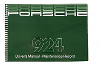 P81084 - 操作说明 为了 Porsche 924 • 1985 • 924 2.0 • Coupe