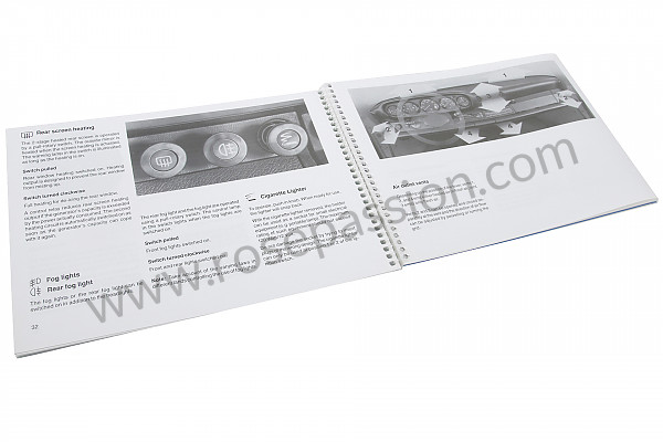 P86156 - Betriebsanleitung und technisches handbuch für ihr fahrzeug auf englisch  für Porsche 