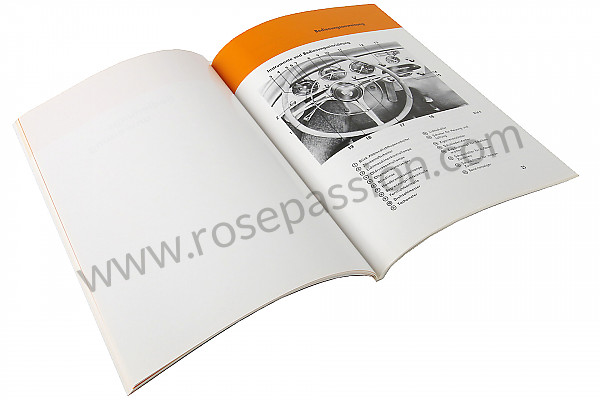 P81204 - Manual de utilización y técnico de su vehículo en alemán carrera 2 para Porsche 
